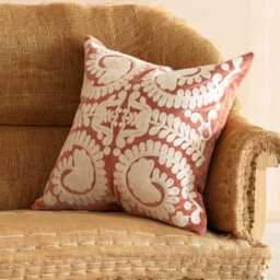 Graham and Green Lucia Smoke Blue Velvet Large Square Cushion - thumbnail 5