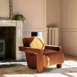 Graham and Green Jude Velvet Armchair - thumbnail 3