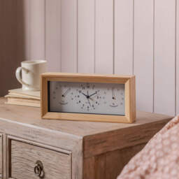 Graham and Green Bamboo Thermometer & Hygrometer Alarm Clock - thumbnail 1