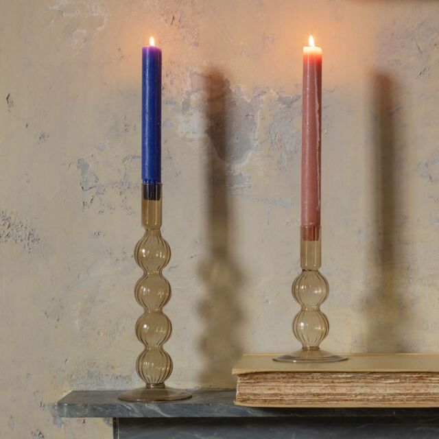 Graham and Green Sand Brown Bubble Candle Holder - Large - image 1