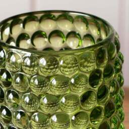 Graham and Green Small Green Stack Tealight Holder - thumbnail 4