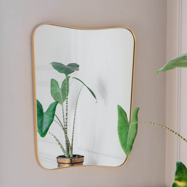 Graham and Green Ozzy Gold Mirror - image 1