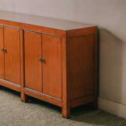 Graham and Green Leshan Orange Six Door Sideboard - thumbnail 5