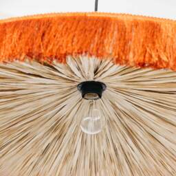 Graham and Green Cecile Brick Red Tassel Pendant - thumbnail 3