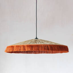 Graham and Green Cecile Brick Red Tassel Pendant - thumbnail 1