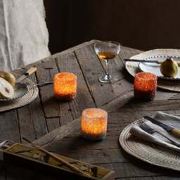Graham and Green Mora Grey Tealight Holder - thumbnail 4