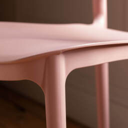 Graham and Green Gibson Pink Dining Chair - thumbnail 4