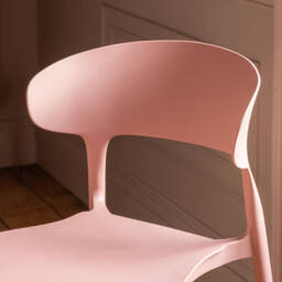 Graham and Green Gibson Pink Dining Chair - thumbnail 2