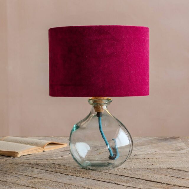Graham and Green Clear Recycled Glass Table Lamp - image 1