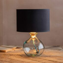 Graham and Green Clear Recycled Glass Table Lamp - thumbnail 3