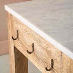 Graham and Green Aria Marble Kitchen Island - thumbnail 5