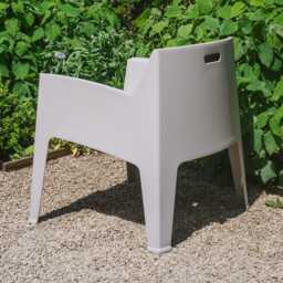 Graham and Green Hansen Grey Outdoor Chair - thumbnail 3