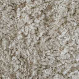 Graham and Green Eggshell Curly Sheepskin Rectangular Cushion - thumbnail 3