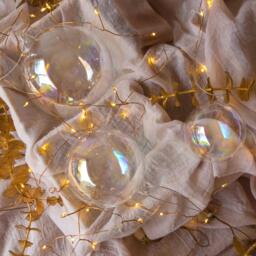 Graham and Green Small Clear Soap Bauble - thumbnail 2