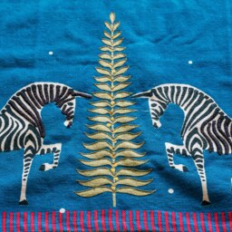 Graham and Green Blue Tiger & Zebra Rug - 120 x 180cm - thumbnail 3
