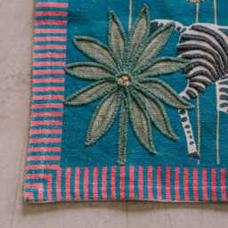 Graham and Green Blue Tiger & Zebra Rug - 120 x 180cm - thumbnail 2