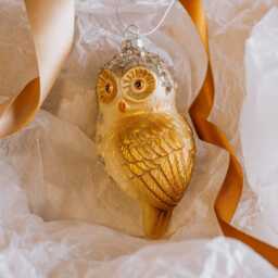 Graham and Green Oscar the Owl Christmas Tree Decoration - thumbnail 1