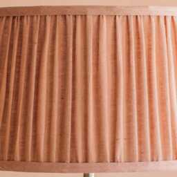 Graham and Green Dusty Pink Pleated Straight Empire Lampshade - 10 inch - thumbnail 2