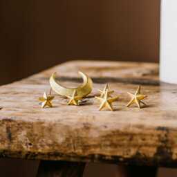 Graham and Green Moon & Stars Candle Charms - thumbnail 3