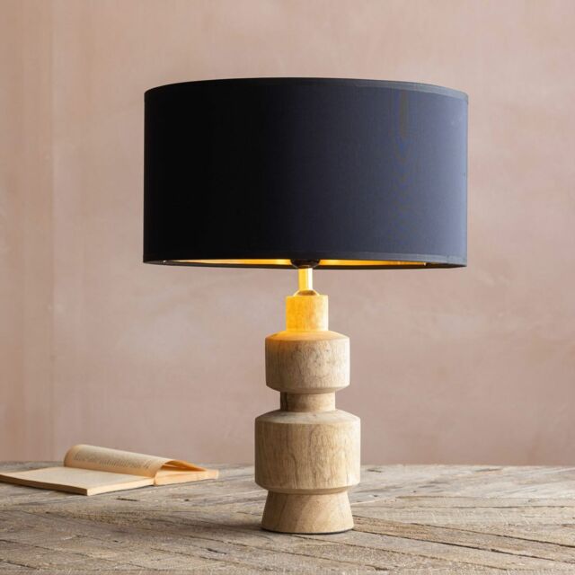 Graham and Green Leigh Wooden Table Lamp - image 1