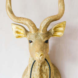 Graham and Green Gold Antelope Wall Light - thumbnail 4
