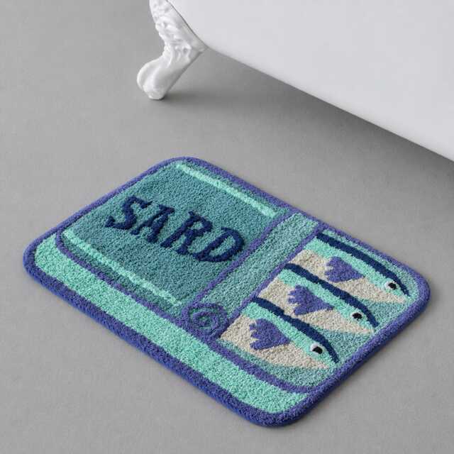 Graham and Green Sardine Tufted Bath Mat - image 1