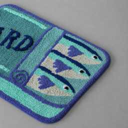 Graham and Green Sardine Tufted Bath Mat - thumbnail 2