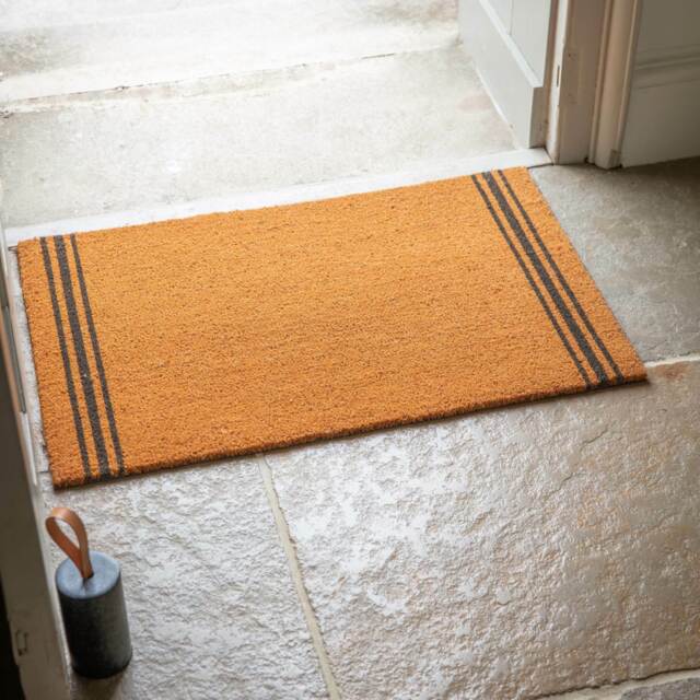 Graham and Green Large Coir Stripe Doormat