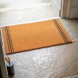 Graham and Green Large Coir Stripe Doormat