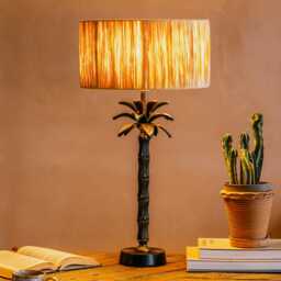 Graham and Green Dark Palm Tree Table Lamp - thumbnail 2