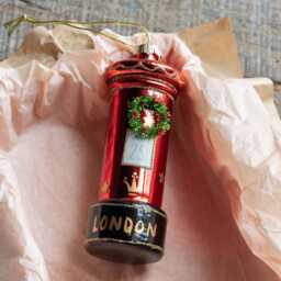 Graham and Green London Postbox Christmas Tree Decoration