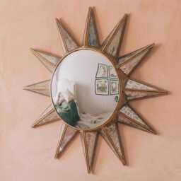 Graham and Green Star Convex Large Wall Mirror - thumbnail 1