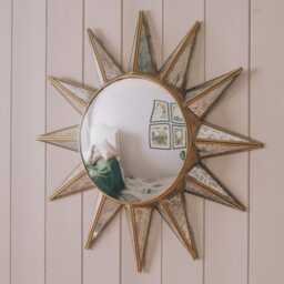 Graham and Green Star Convex Large Wall Mirror