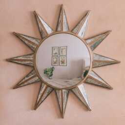 Graham and Green Star Convex Large Wall Mirror - thumbnail 2