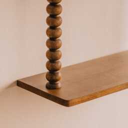 Graham and Green Bobbin Narrow Double Wall Shelf - thumbnail 3