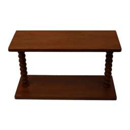 Graham and Green Bobbin Narrow Double Wall Shelf