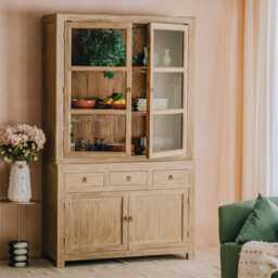 Graham and Green Panjin Glass Cabinet - thumbnail 2