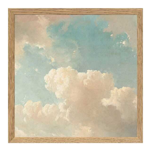 Graham and Green Framed Light Clouds Print - Small