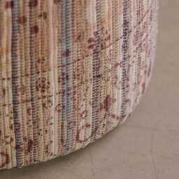 Graham and Green Gaia Chindi Round Pouffe - thumbnail 4