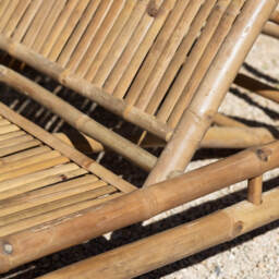 Graham and Green Bamboo Sun Lounger - thumbnail 2