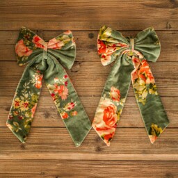 Graham and Green Set of Two Bouquet Bow Curtain Ties - thumbnail 3
