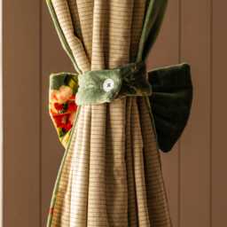 Graham and Green Set of Two Bouquet Bow Curtain Ties - thumbnail 2