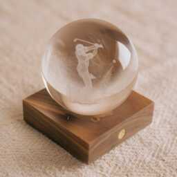 Graham and Green Golfer Crystal Ball Light - thumbnail 4