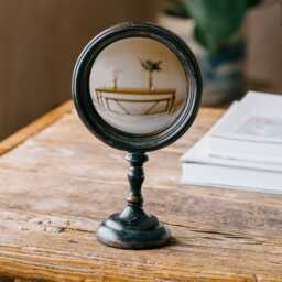 Graham and Green Round Convex Table Mirror - thumbnail 1