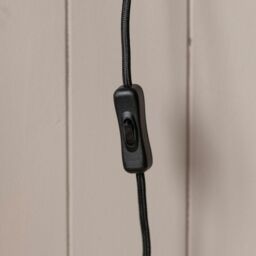 Graham and Green Black and Cream Seagrass Dish Wall Light - thumbnail 4