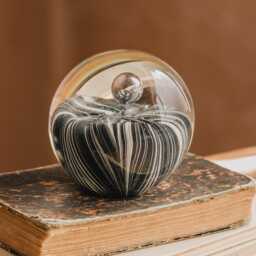 Mono Glass Paperweight