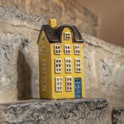 Graham and Green Ocean Blue Danish House Tealight Holder - thumbnail 4
