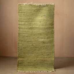 Graham and Green Green Rag Rug Floor Runner 60 x 120cm