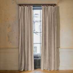 Graham and Green Velvet Single Curtains 140 x 228cm - thumbnail 1