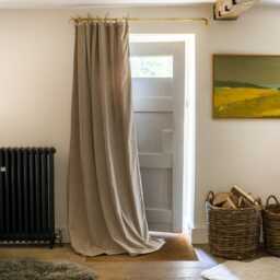 Graham and Green Velvet Single Curtains 140 x 228cm - thumbnail 2